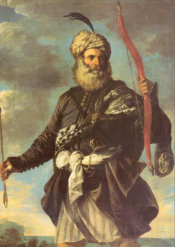 MOLA, Pier Francesco Barbary Pirate with a Bow oil painting picture